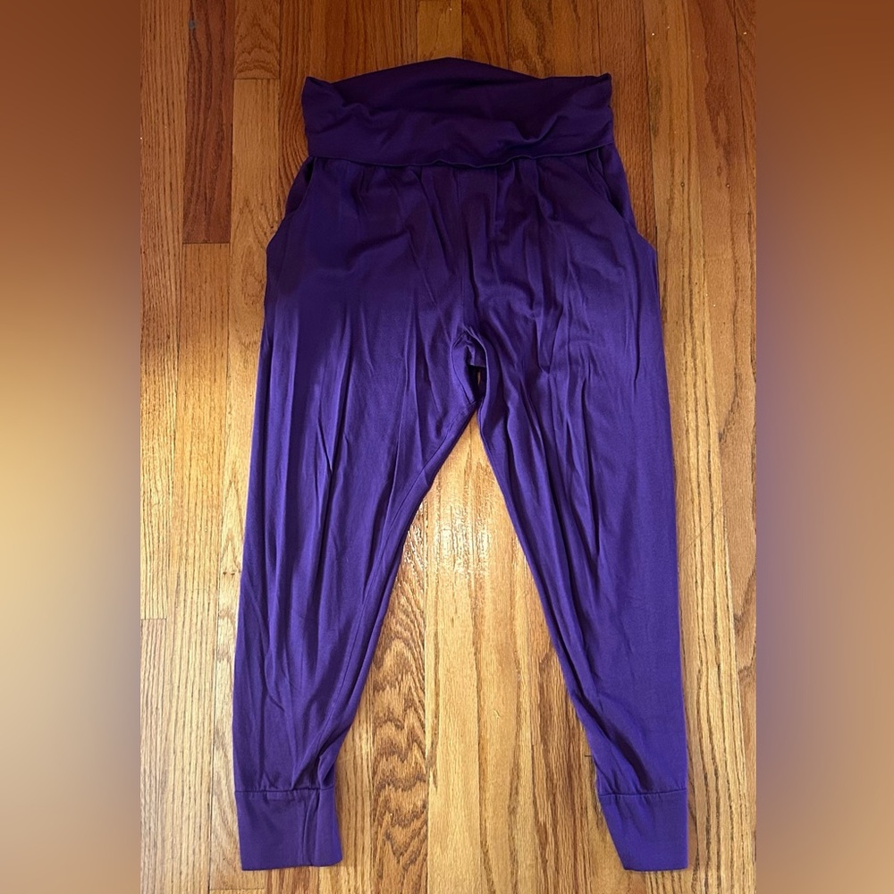 Purple Zumba Harem Pants size M